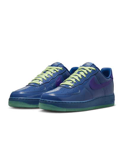 Nike Air Force 1 Low QS "Patent Leather" Mystic Navy and Grape Ice